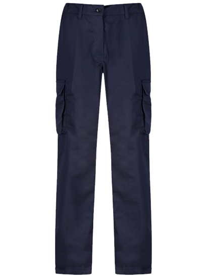 Ladies Cargo Trouser Blue Shadow Navy