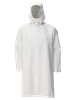 super white hooded food trade coat