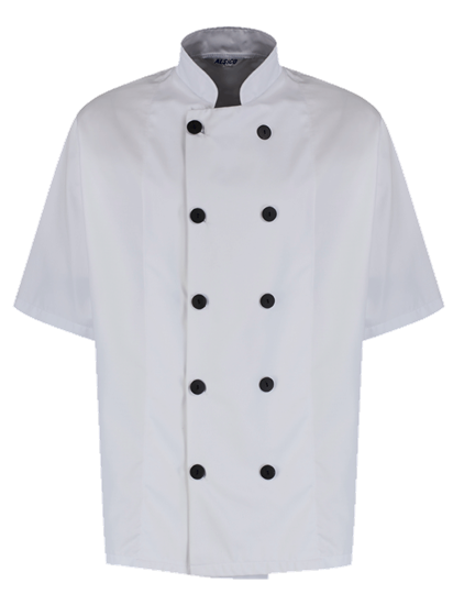 Picture of Unisex Chefs Jacket Black Button