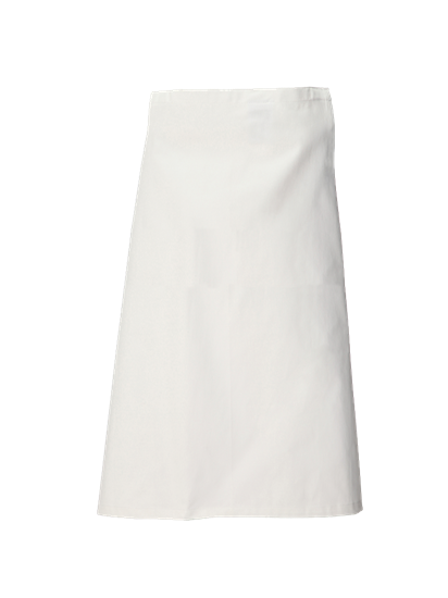 Picture of Long Waist Apron - White