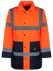 Picture of Two Tone Traffic Jacket - HV Orange/Navy