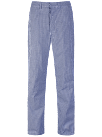 Picture of Unisex Gingham Trouser - Blue/White