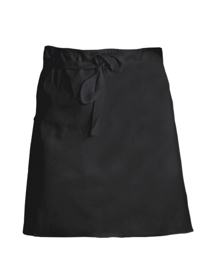 Picture of Short Waist Apron - Black