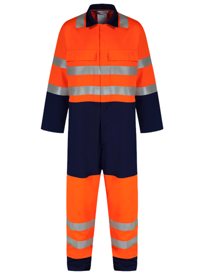 Hi-Visibility FR Contrast Coverall | Alsico Workwear