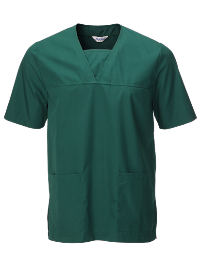 Picture of Unisex Scrub Top (145gsm) - Bottle Green