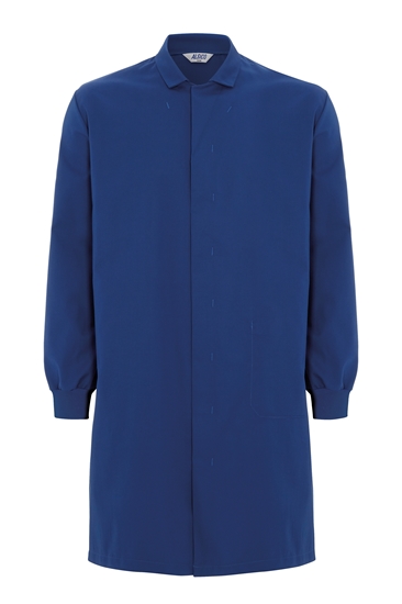 Picture of Food Trade Coat with Knitted Cuffs (245gsm) - Royal Blue