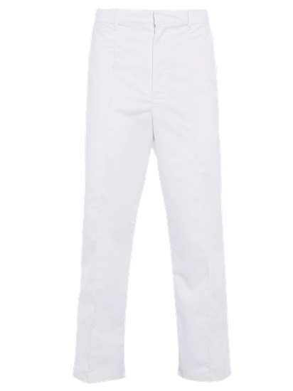 Picture of Trouser with Sewn-In Front Crease (245gsm) (White)