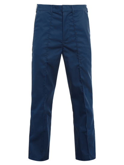 Picture of Trouser with Sewn-In Front Crease (245gsm) (Navy)