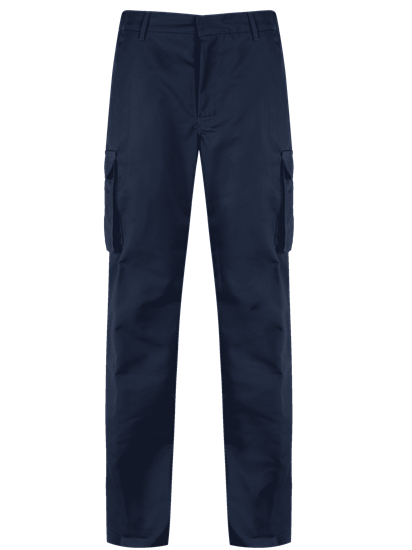 Picture of Industrial Cargo Trousers - Blue Shadow Navy