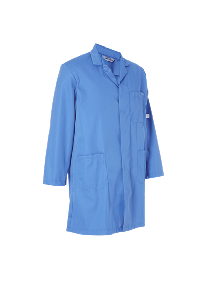 Picture of Anti-Static Coat - Hospital Blue