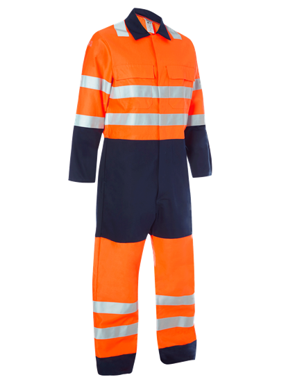 Picture of Hi-Visibility FR Contrast Coverall - HV Orange