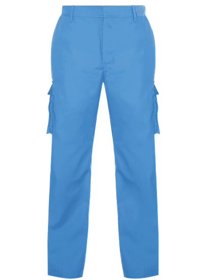 Picture of Anti-Static Cargo Trousers - Hospital Blue