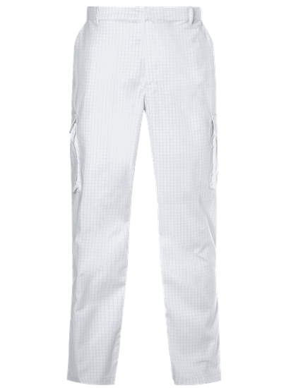 Picture of Anti-Static Cargo Trousers - White