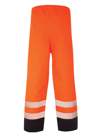 Picture of Hi Vis Multi-Protect Trouser - Hi Vis Orange/Navy