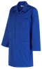 side royal blue polycotton coat