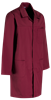 burgundy lab coat