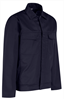 alsico workwear jacket blue shadow side