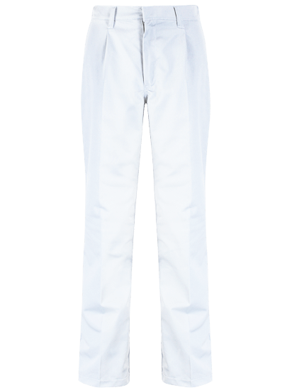 white workwear trouser