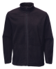 front of navy micro fleece jacket