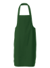 bottle green bib apron