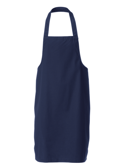 navy bib apron