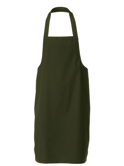 racing green bib apron