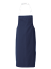 navy white halterneck apron