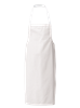 super white with white halterneck apron