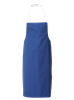 royal blue white halterneck apron