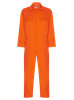 front image of coverall made from phoenix in orange