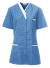 hospital blue and white modern tunic