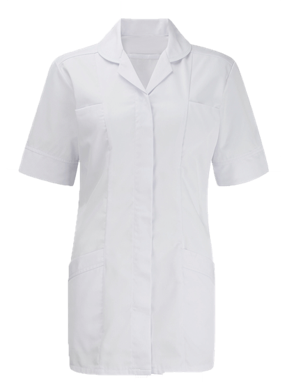 Meltemi female advantage tunic in white/white