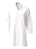 super white food trade coat