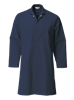 navy food trade coat with no pockets