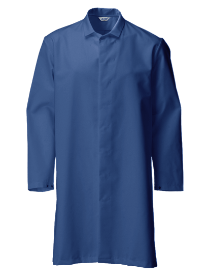 royal blue food trade coat unisex