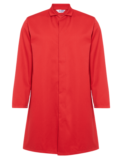 food trade coat in red