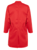 red food coat with no pockets back