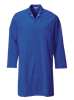 royal blue food trade coat with upper pocket