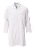 super white food trade coat with upper pocket