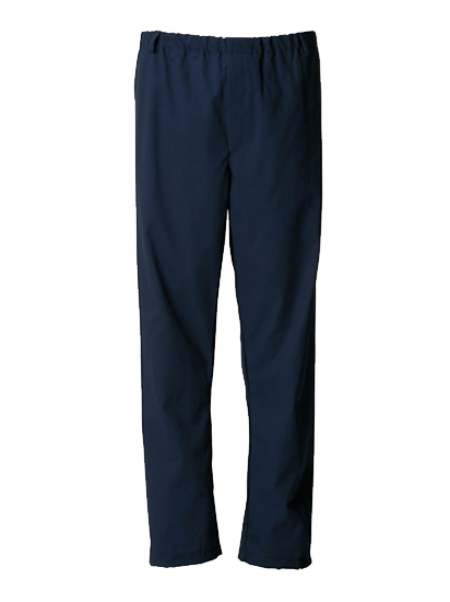 navy food trade trouser with fully elasticated waist