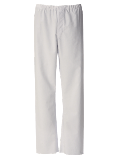 super white food trade trouser with full elasticated waist