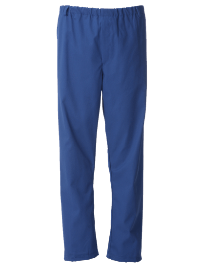 royal blue food trade trouser full elasticated waist