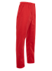 side angle of red food trade trouser full elasticated waist