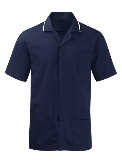 male advantage tunic in navy