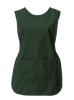 bottle green tabard with pocket