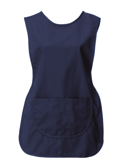 tabard with pocket in navy