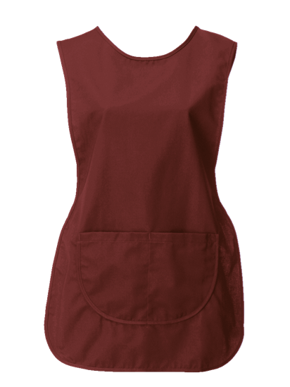 tabard with pocket in smokeberry