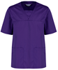 unisex scrub top in amethyst