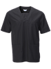 black unisex scrub top