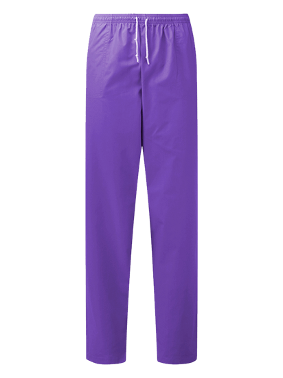 unisex scrub trouser in amethyst